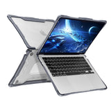 18 x Brand New BlueSwan Heavy Duty Protective Case Compatible with MacBook Air 13.6 Inch M2 M2, 2024 2022 Release, A2681 A3113, Shockproof TPU Soft Edge Cover, Students and Elderly - Gray - RRP €358.2