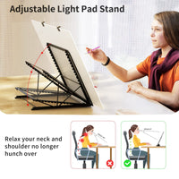 1 x RAW Customer Returns ARTDOT Diamond Painting Accessories, A2 Light Table 3 Brightness Levels with Diamond Painting Accessories and USB Cable for Animation, Tatoo, Drawing and Diamond Painting. - RRP €69.74