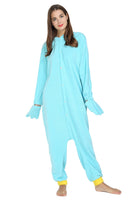 1 x RAW Customer Returns LorranTree Platypus Costume Onesie Perry Platypus Animal Costume Women Men Pajamas Christmas Carnival One-Piece YZS-Blue-M - RRP €29.24