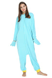 1 x RAW Customer Returns LorranTree Platypus Costume Onesie Perry Platypus Animal Costume Women Men Pajamas Christmas Carnival One-Piece YZS-Blue-M - RRP €29.24