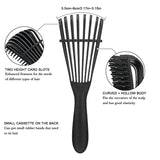 19 x Brand New Daletu Octopus Brush Afro Comb, Hairbrush Afro Detangling Brush for Curls, Detangling Comb for Afro Hair 3a to 4c, for Wavy Wet Dry Long Thick Curly Hair Black  - RRP €177.84