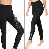 1 x RAW Customer Returns BAYGE Women Thermal Leggings Winter High Waist Lined Waterproof Opaque Tummy Control Slim Fit Cycling Yoga Hiking Leggings with Pockets Black XL - RRP €24.0