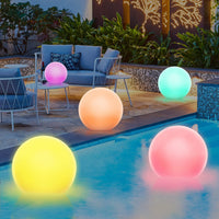 1 x RAW Customer Returns uuffoo Solar Lamps for Outdoor Garden Led Solar Garden Lights with Remote Control IPx6 Waterproof 7-Color Light, Dimmable Party Decoration for Swimming Pool Beach Lawn Passage 30CM  - RRP €56.46