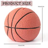 1 x RAW Customer Returns DBPBToU Football Money Box Children, Basketball Money Boxes, Creative Piggy Bank for Girls Boys Made of Safe Enameled Material Good for Decoration Gift Toy Basketball  - RRP €19.82