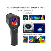 1 x RAW Customer Returns Handheld Thermal Imaging Camera -20 to 300 Infrared, Wide Application, Quick Problem Detection, Easy to Carry, Ideal Replacement EU Plug  - RRP €119.69