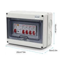 1 x RAW Customer Returns Fuse box surface-mounted IP65 sub-distribution surface-mounted distributor small distributor for wet rooms distribution box sub-distribution garages caravan consumer unit 4 ways  - RRP €36.99