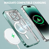 1 x RAW Customer Returns DUEDUE Case for iPhone 14 Pro Max 6.7 inch Compatible with MagSafe , Protective Case for iPhone 14 Pro Max Case, Slim TPU Silicone Anti-Slip Magnetic Charging Protective Case Alpine Green - RRP €21.6