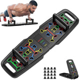 1 x RAW Customer Returns Premium Push Up Board Set Push Up Board Improved Concept 2024 Push Up Board Push Up Handles Home Workout 10 in 1 Push Up Bar Home Gym Push Up Fitness Equipment for Home - RRP €30.43