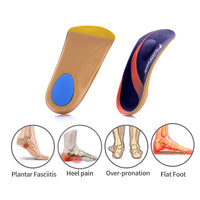 1 x RAW Customer Returns PCSsole 3 4 Orthopedic Insoles Comfort Insoles for Flat Feet, Plantar Fasciitis, Heel Spur, Heel Pain, Arch Support for Men and Women Dark Blue, L EU43-46  - RRP €21.99