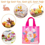 1 x Brand New Pack of 8 Easter egg hunt bags with handles, Easter bags for filling, reusable Easter gift bags, Easter bags, multifunctional Easter bags, gift bags, presents, party accessories - RRP €14.11