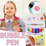 3 x Brand New Lamvpiny 2 Boxes Magic Popcorn Pens,Magic Puffy Pens,DIY Bubble Popcorn Drawing Pens,Bubble Popcorn Drawing Pens for Greeting Birthday,Puffy Embellish Decorate Graffiti Stationery - RRP €33.27