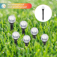 1 x RAW Customer Returns Seutgjie Solar Garden Stake, Solar Lighting for Outdoor Garden Decoration 30 Solar Light Ball Floor Standing Weatherproof Warm White 8 Mode for Balcony Patio - RRP €27.0