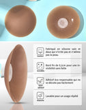 1 x Brand New LAOYE Reusable Nipple Stickers -No Trace Senseless Hypoallergenic Silicone Nipple Cover - Caramel - RRP €11.59