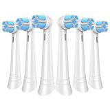 1 x RAW Customer Returns Set of 6 MERUYOO replacement brushes compatible with Oral B iO 10 9 8 7 6 5 4 3 toothbrush attachments white  - RRP €20.16