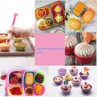 3 x RAW Customer Returns Pack of 48 reusable silicone moulds, muffin tins, baking cups, environmentally friendly silicone, BPA free baking cups, cupcake and muffin cups for cakes - RRP €39.3