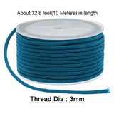 1 x Brand New sourcing map 2pcs Nylon Beading Cord Knotting Cord Shamballa Macrame Thread String Beading Cord for Bracelet Making 3mm x 32.8 Feet Blue - RRP €15.74