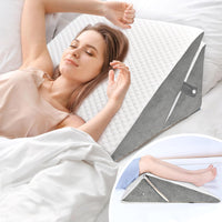 1 x RAW Customer Returns INFANZIA Adjustable Wedge Pillow, Memory Foam Reading Pillow for Bed and Sofa, Ergonomic Pillow for Reflux Sleep Apnea, Leg Pillow - Perfect Back Cushion for Playing, Reading or Watching TV - RRP €48.99