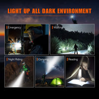 1 x RAW Customer Returns GEARLITE LED Flashlight Extremely Bright 2 Pack, Aluminum 4000 Lumen LED Flashlight Battery Operated with 5 Modes, IP65 Waterproof Handheld Lamp Zoomable for Camping, Hiking, Outdoor, Emergency, Gift - RRP €17.7