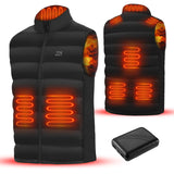 3 x Brand New Hlaohswer Heated Vest for Men Women, Down Jacket Heated Jacket with 10000mah Battery, 90 Down, 8 Heat Zones, Heat Up to 20 Hours XXL  - RRP €269.97