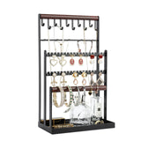 4 x Brand New MingsunTan Jewelry Holder Organizer, Necklace Holder, Jewelry Organizer, 6 Tier Jewelry Stand for Necklace, Rings, Earrings, Bracelet Black - RRP €83.96