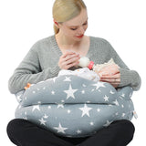 1 x RAW Customer Returns Chilling Home Nursing Pillow XXL Pregnancy Pillow Side Sleeper Pillow for Baby, Pregnancy Pillow with Cotton Nursing Pillow Cover, Adjustable Pillow Pregnancy Nursing Pillow Baby - RRP €30.24