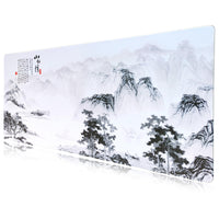 1 x RAW Customer Returns LL-COEUR Large Gaming Laptop Mouse Pad PC Keyboard Mouse Mat XXL Desk Pad Office Desk Pad Desk Pad Ink Painting Landscape Painting Landscape 2, 1200 x 600 x 3 mm  - RRP €60.11