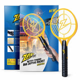 1 x RAW Customer Returns ZAP IT Bug Zapper - Rechargeable Mosquito, Fly and Gnat Killer- Bug Zapper Racket - 4,000 Volts - USB Charging, Super Bright LED Light for Zapping in the Dark -Safe to Touch Medium  - RRP €22.18