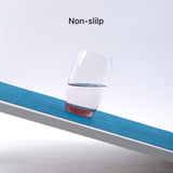 1 x RAW Customer Returns Myir Washable Plastic Placemats, Set of 8 Non-slip Heat Resistant Placemats, Placemats for Kitchen Table Blue  - RRP €18.89