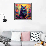 1 x Brand New Zariocy 5D Diamond Painting Set Dog, Diamond Painting Pictures Animal Adult Round Full Drill Diamond Embroidery Paintings Crafts For Home Wall Decoration 30x30 cm - RRP €20.4