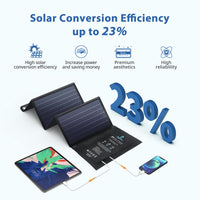 1 x RAW Customer Returns BigBlue 28W Portable Solar Charger 3 USB Port 5V 4.8A Max Total Foldable Waterproof Solar Panels for Outdoor Activities - for iPhone GoPro iPad Galaxy S7 S6 Edge S6 Plus and Others - RRP €75.88