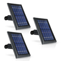 1 x RAW Customer Returns Wasserstein Solar Panel with 13.1 ft 4 m Cable with 2W 5V Charging Compatible ONLY with Arlo Pro3 Pro 4, Arlo Ultra Ultra 2 Black, 3 Pack Not Compatible with Pro 2, Pro, HD, Essnetial Spotlight  - RRP €99.99