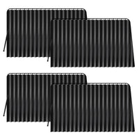 1 x RAW Customer Returns ZATOOTO Car Sun Shades, Magnetic Car Sun Shade Curtain for Children with UV Protection and Privacy, Black 4 Pieces - RRP €39.96