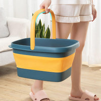 1 x RAW Customer Returns Foldable foot bath with massage, 15L foldable foot bath foot bath foot tub foot basin foot bath foot bath tub shots green  - RRP €24.08