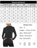 1 x RAW Customer Returns Sykooria women s sweat jacket, long sleeve training jacket, running jacket, hoodie, lightweight, breathable sports jacket, full zip hooded jacket with thumb hole and side pocket, fitness - RRP €23.38