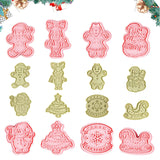 24 x Brand New Christmas cookie cutters, 8 pieces Christmas cookie cutters, cartoon cookie cutters, cookie cutters, fondant cookie cutters, cookie molds for children, cookie baking mold set - RRP €489.6