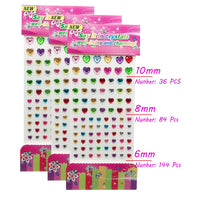 24 x Brand New Woohome 12 Sheets Self-Adhesive Rhinestone Rhinestones, Multicolored, Assorted Size, Crystal Gemstone Stickers for Manual DIY - RRP €720.0