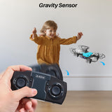 1 x RAW Customer Returns SIMREX X300C Mini Drone with Camera 720P HD FPV, RC Quadcopter Foldable, Altitude Hold, 3D Flip, Headless Mode, Gravity Control and 2 Batteries, Gifts for Kids, Adults, Beginners, Blue - RRP €59.99