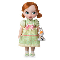 1 x RAW Customer Returns Disney Store doll Anna from the Animator Collection, Frozen, 39 cm 15 , real-looking hair for combing, outfit and shoes, with Olaf as a satin plush toy, collectible doll from 3 years - RRP €32.71