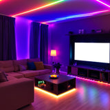 1 x RAW Customer Returns SPAHER RGB Neon LED Strip LED Strip 15M Dimmable LED Strip Outdoor with App Control 230V, IP65 RGB Remote Control and Bluetooth Connection Function, DIY Function, Music Syn Energy Class F  - RRP €129.98