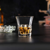 1 x RAW Customer Returns KANARS 4-piece whiskey glasses set, lead-free crystal glasses, whiskey glass, 300 ml, beautiful gift box - RRP €35.53