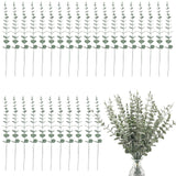 1 x RAW Customer Returns AIVORIUY 30pcs Artificial Eucalyptus Branches Leaves Fake Plant Eucalyptus Stem Plastic Plants Artificial Plant Decoration For Wedding Party Home Table Decoration Accessories Flower Arrangement Gray Green 38cm - RRP €20.4