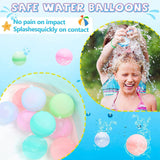 25 x Brand New 18pcs Reusable Water Bombs, Reusable Water Balloons for Kids, Reusable Water Bombs, Water Bombs Toys for Kids, Silicone Water Toys Water Games for Kids - RRP €403.25