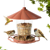 1 x RAW Customer Returns Diivoo Hanging Bird Feeder, Feeding Stations for Wild Birds, Hanging Bird Feeder, Bird Feeder for Tits, Sparrows, Weatherproof Bird Feeding Station Suitable for Balcony, Garden, Terrace - RRP €15.12