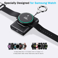 1 x RAW Customer Returns Phelinta for Galaxy Watch Charging Station, 1800mAh Portable Watch Charger with Keychain Magnetic Watch Charging Station for Samsung Galaxy Watch 7 Ultra 6 6 Classic 5 Pro 5 4 3 Active 2 - RRP €25.99