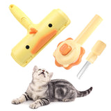 1 x Brand New 3 piece cat brush set, cat brush, lint brush, cat comb, animal hair remover, cat brush short hair long hair cat hair remover cat hair brush brush dog flea comb, lint roller for animal hair - RRP €18.0