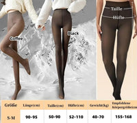 5 x Brand New CM C M WODRO Women Fleece Lined Tights Fake Translucent Thermal Leggings Winter Sheer Warm Tights Footless Tights - RRP €49.9