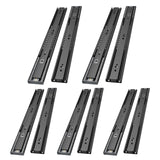 1 x RAW Customer Returns AOLISHENG ball bearing drawer runners soft close 350mm, heavy load capacity 45 kg, 5 pairs 10 pieces  - RRP €64.7