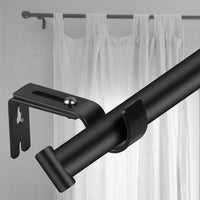 1 x RAW Customer Returns EXLECO 6 Pieces Telescopic Curtain Rod 70-120cm Shower Curtain Rod with Tension Spring Adjustable Curtain Rods Extendable Curtain Rod Shower Curtains White - RRP €21.07