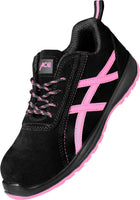 1 x RAW Customer Returns ACE Aurora Work Shoes for Women - Sports Safety Shoes for Work - S1 Sra - Black Pink - 36 - RRP €39.99