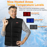 1 x RAW Customer Returns Jiyibidi Heated Vest for Men and Women, Electric Warm Clothes with 3 Adjustable Temperatures, Washable Winter Vest for Hunting Skiing Camping Without Battery  - RRP €27.22